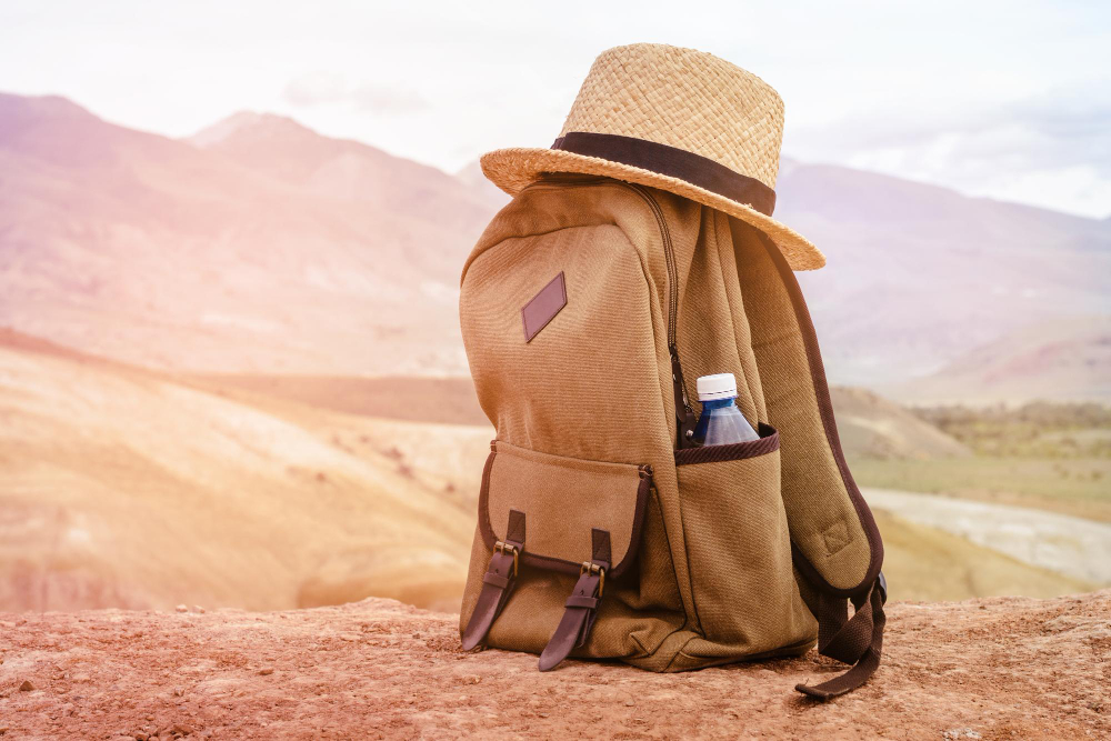 Adventure Canvas Backpack — Waxed Cotton, Leather Trim, 35L Outdoor Daypack 1