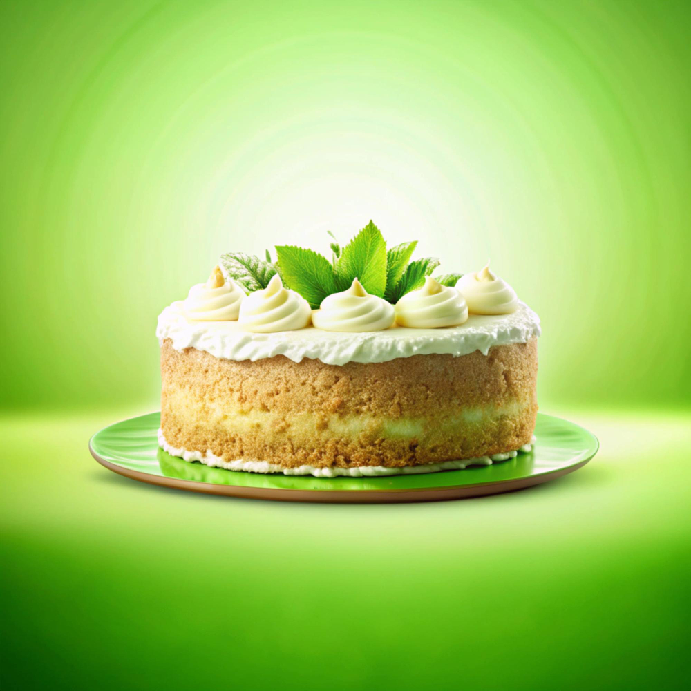 Green Monster Teeth Drip Cake – Spooky Green Frosted Cake with Fondant Teeth Toppe 4